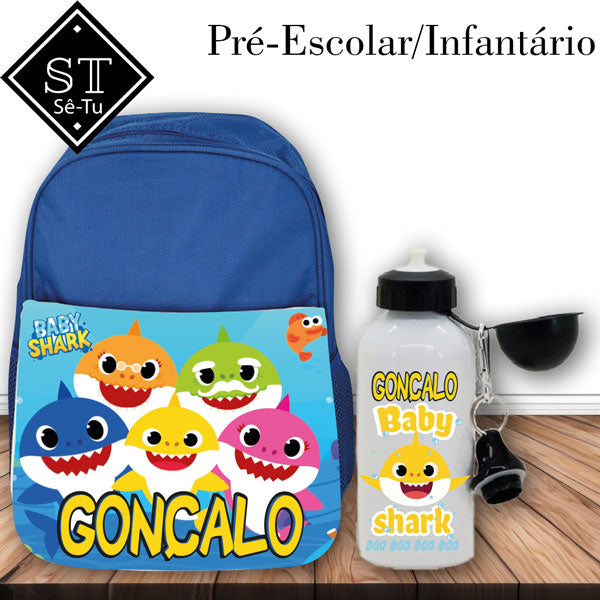 Blue Baby Shark Backpack